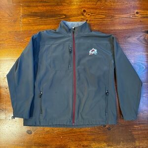 Colorado Avalanche NHL Full Zip‎ Jacket. 2XL. Gray, White and Maroon